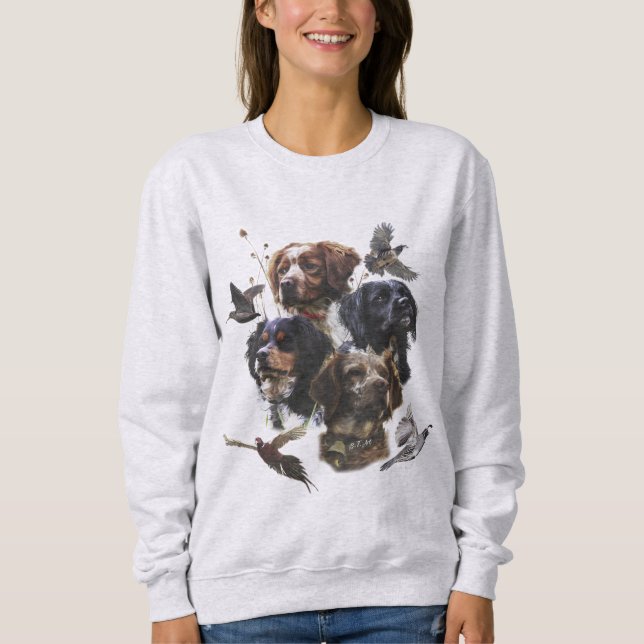 Brittany Spaniel  T Shirt (Framsida)