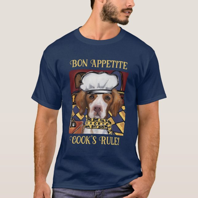 Brittany Spaniel T Shirt (Framsida)