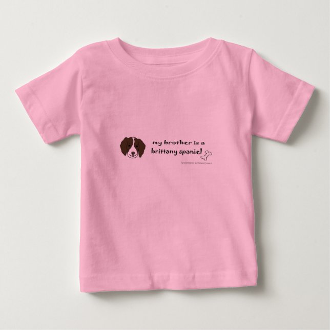 brittany spaniel tee shirt (Framsida)