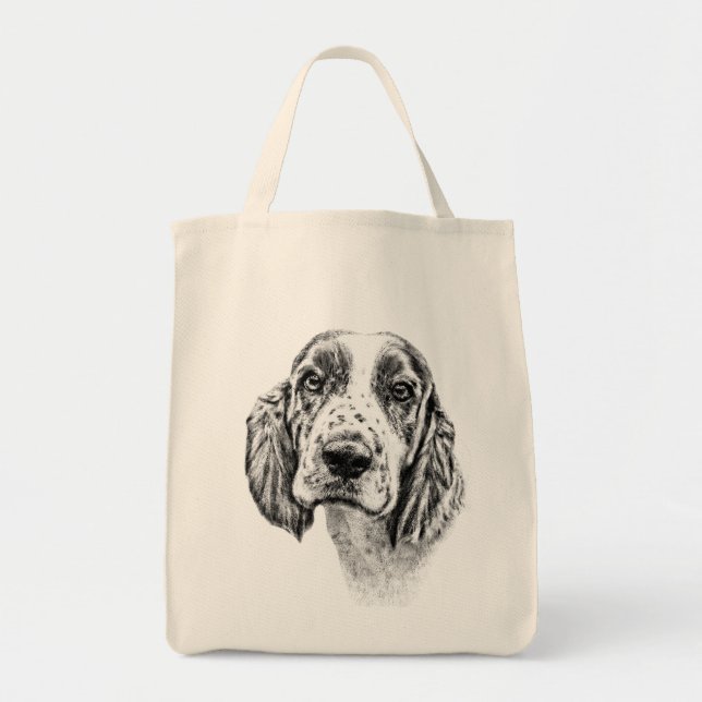 Brittany Spaniel Tygkasse (Framsidan)
