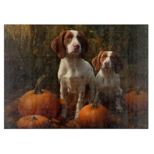 Brittany Spaniel Valp Höstglädje Pumpa