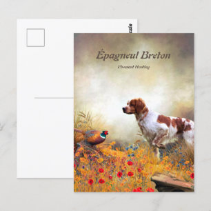Brittany Spaniels, Fågelfaktasäsong Vykort