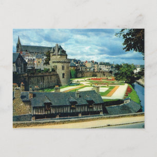 Brittany, Vannes castle Vykort
