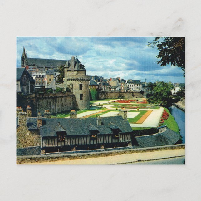 Brittany, Vannes castle Vykort (Framsida)