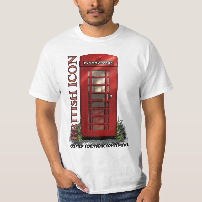 Britten ringer boxas den roliga T-tröja Tee Shirt (Framsida)