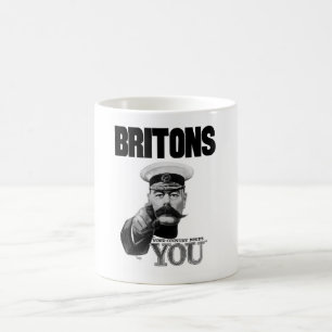 Britter ditt land behöver dig - Lord Kitchener Kaffemugg