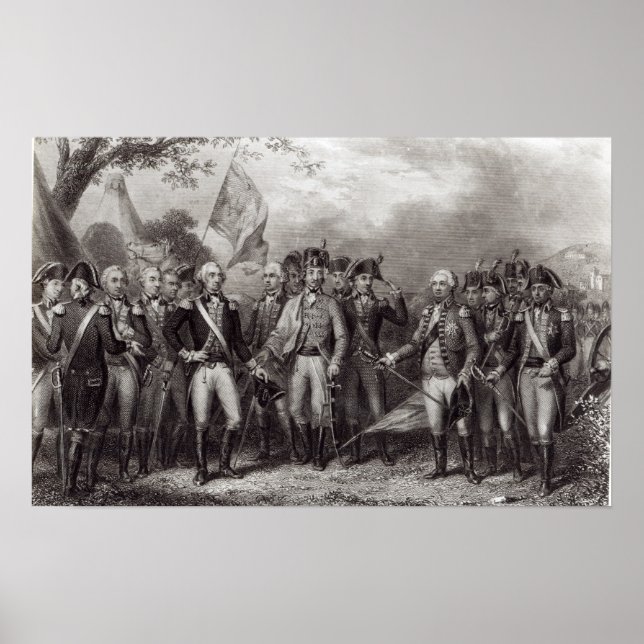 Britterna överlämnar sin Arm Poster (Framsidan)