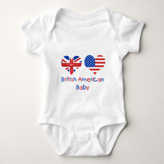 Brittisk amerikanbaby t shirt