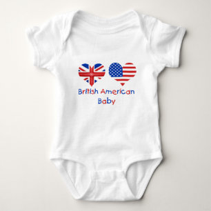 Brittisk amerikanbaby t shirt