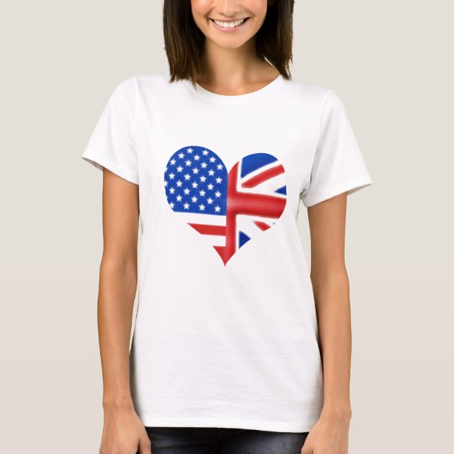 Brittisk amerikanhjärta tröja (Framsida)