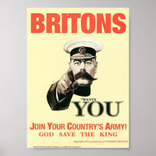 Brittisk arméaffisch poster