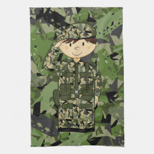 Brittisk armésoldathandduk kökshandduk