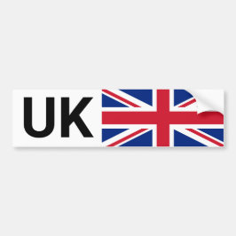 Brittisk bil och brittisk resa utomlands bildekal