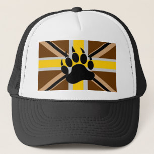 Brittisk björnprideflagga keps