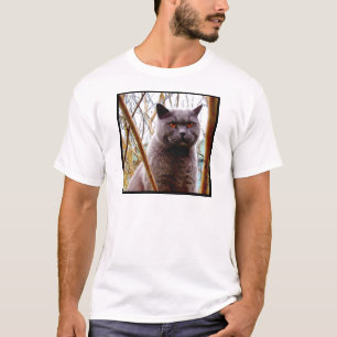 Brittisk blåttkattT-tröja T Shirt