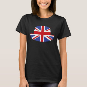 Brittisk Bowlermössa England London Mäns Brittisk T Shirt