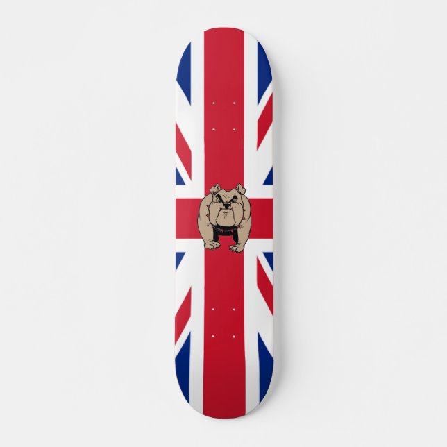 brittisk bulldogg för skateboard bräda 21,5 cm (Framsida)
