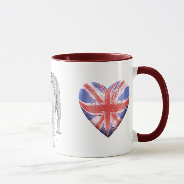 Brittisk bulldogg mugg (Höger)