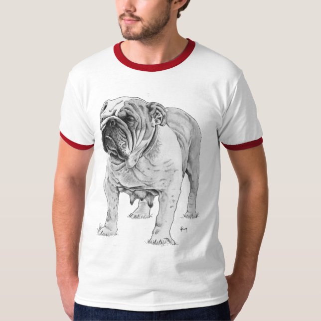 Brittisk bulldogg t-shirt (Framsida)