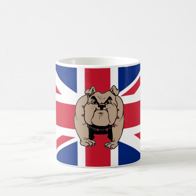 Brittisk bulldoggmugg kaffemugg (Center)