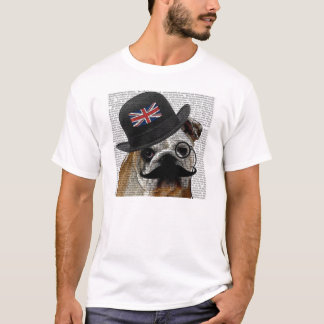 Brittisk bulldoggT-tröja T-shirt