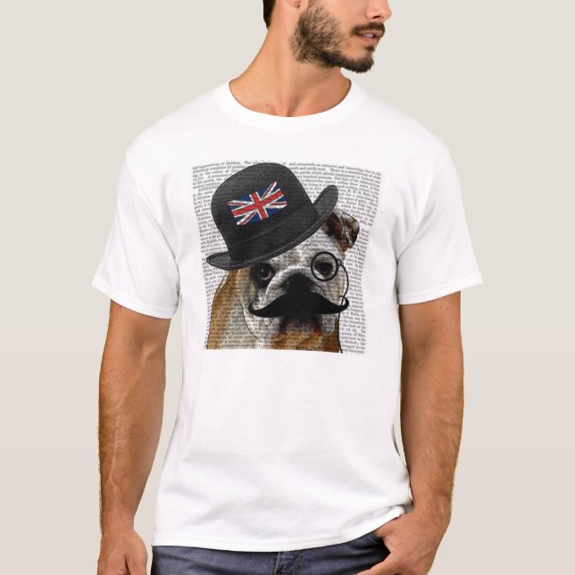 Brittisk bulldoggT-tröja T-shirt (Framsida)