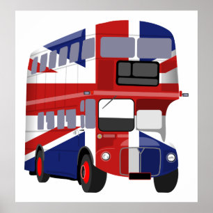 Brittisk buss poster