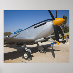 Brittisk byggt Spitfire-kombattant Poster