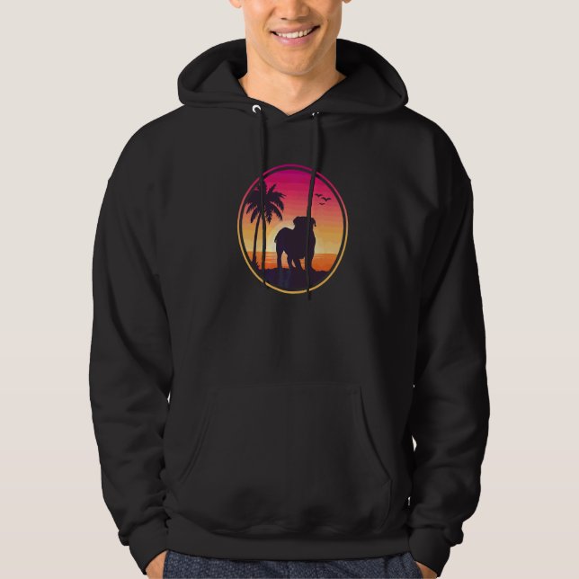 Brittisk engelsk bulldogg hundras 24 hoodie (Framsida)