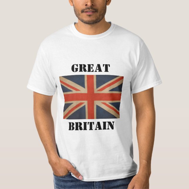 Brittisk/engelsk protesterande Patriot Tee (Framsida)