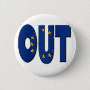 Brittisk EU-folkomröstning in/ut. Ut med Europeisk Knapp