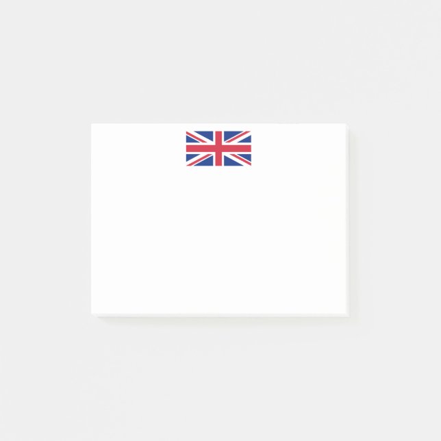 Brittisk facklig jackflagga för UK Post-it Block (Framsida)