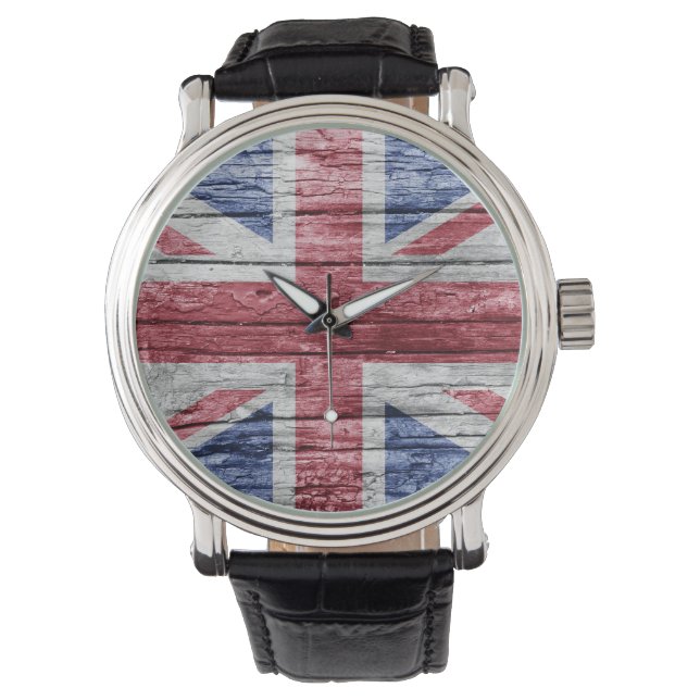 Brittisk flagga armbandsur (Framsida)
