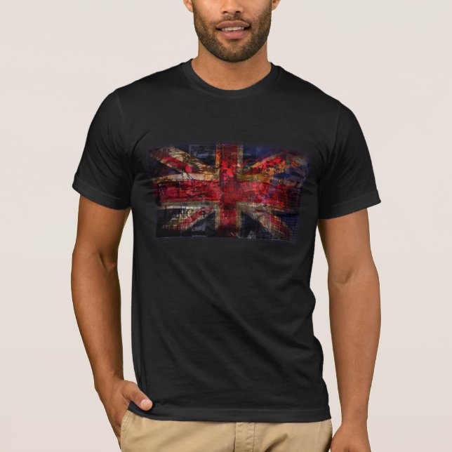 Brittisk flagga Destryd & Punkd Tee Shirt (Framsida)