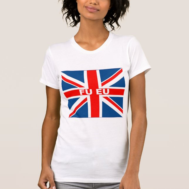 Brittisk flagga för Anti EG T-shirt (Framsida)