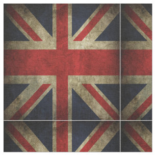 Brittisk flagga för facklig jack av England Tyg