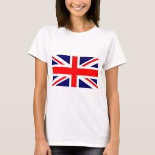 Brittisk flagga för facklig jack tee shirt