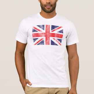 Brittisk flagga för vintage tröja