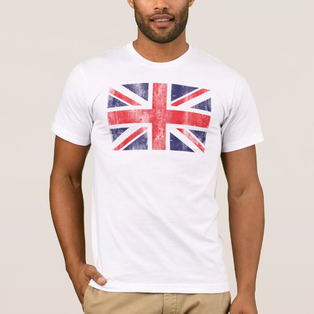 Brittisk flagga för vintage tröja (Framsida)