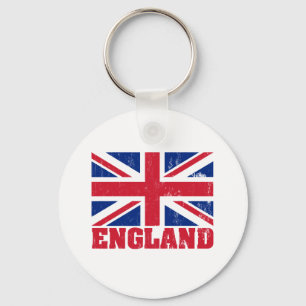 Brittisk flagga Keychain för facklig jack Nyckelring