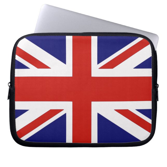 Brittisk flagga laptop fodral (Framsidan)