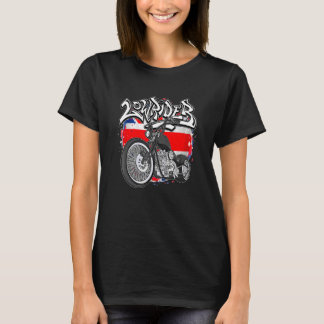 Brittisk Flagga Latino Vicla Uk Specialbeställda M T Shirt
