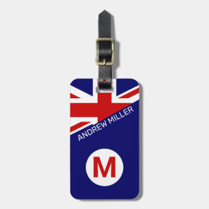 Brittisk Flagga Personlig, modernt resgods Bagagebricka