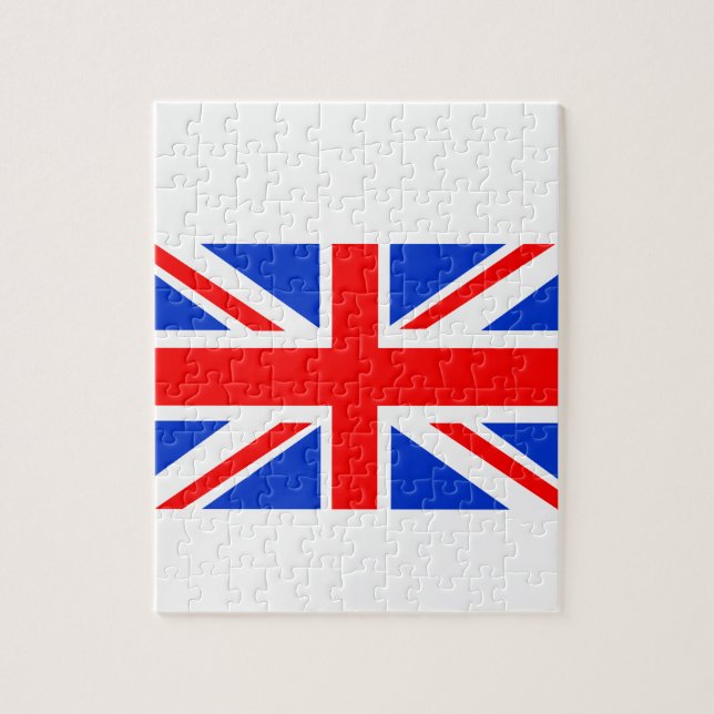 Brittisk flagga pussel (Vertikal)