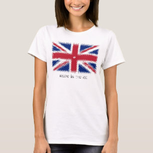 Brittisk flagga som göras i UKEN - Tshirt T-shirt