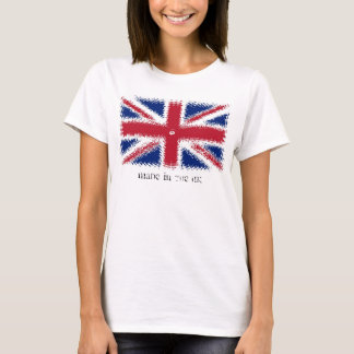 Brittisk flagga som göras i UKEN - Tshirt T-shirt