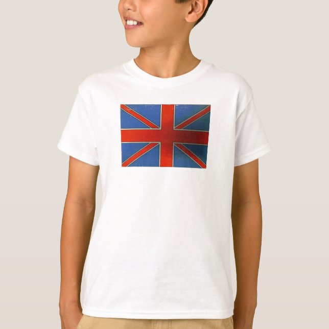 brittisk flagga t-shirt (Framsida)