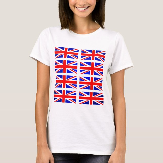 BRITTISK FLAGGA TEE SHIRT (Framsida)