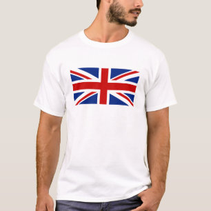 Brittisk flaggaskjorta t-shirt