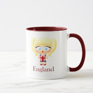 Brittisk flicka mugg